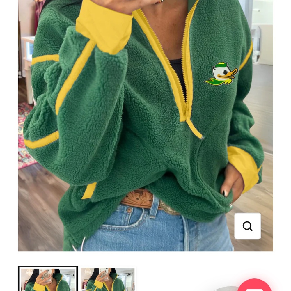 Oregon Ducks Fleece quarter zip